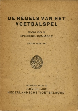 De regels van het voetbalspel - uitgave 1962