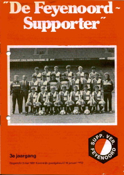 De Feyenoord Supporter Januari 1983