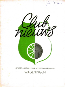 Clubnieuws Wageningen Februari 1971