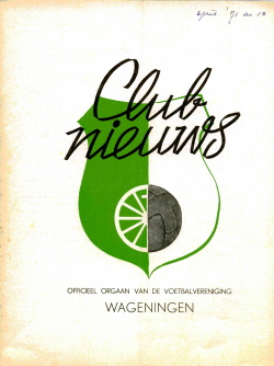 Clubnieuws Wageningen April 1971