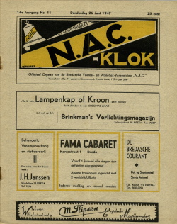 NAC Klok 26 Juni 1947