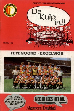 Programma Feyenoord - Excelsior