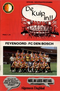 Programma Feyenoord - FC Den Bosch